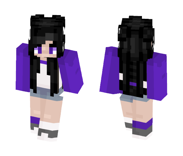 Asexual Pride - Female Minecraft Skins - image 1