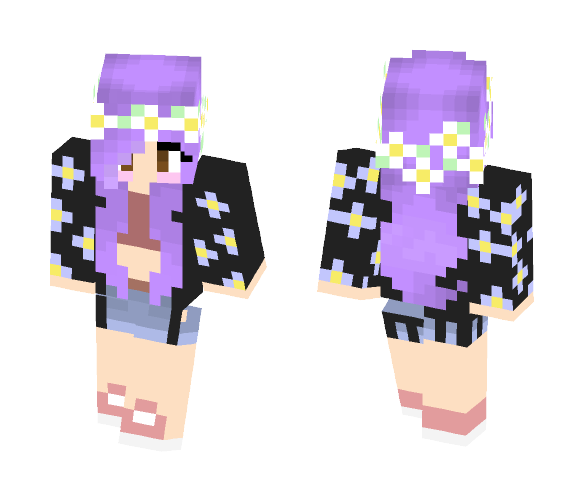 Flower Girl - Girl Minecraft Skins - image 1