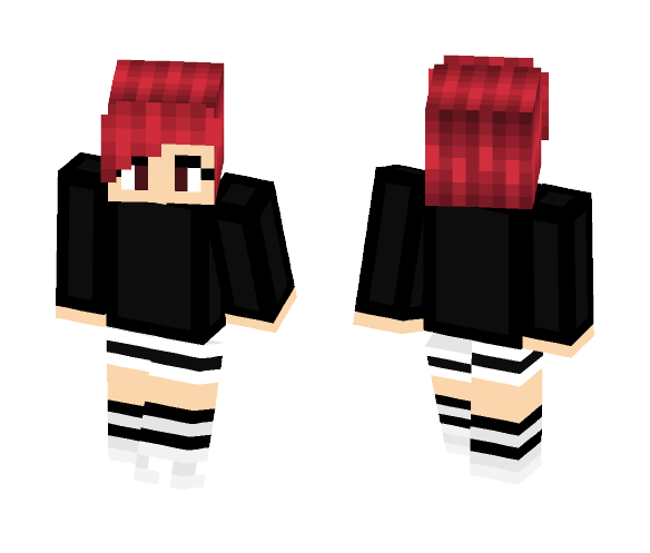 Download Free Short Hair Female Skin for Minecraft image 1 Short Hair Female - Female Minecraft Skins - image 1