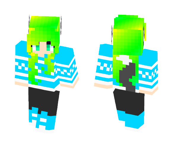 Cute Werewolf Girl - Cute Girls Minecraft Skins - image 1