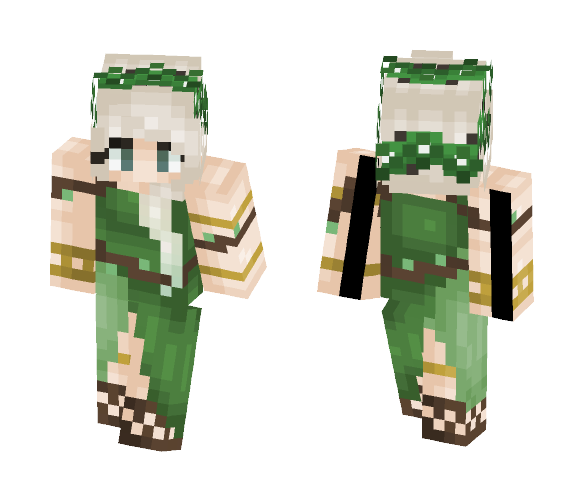 Download Free Watcher Of the Woods Skin for Minecraft image 1 Watcher Of the Woods - Female Minecraft Skins - image 1
