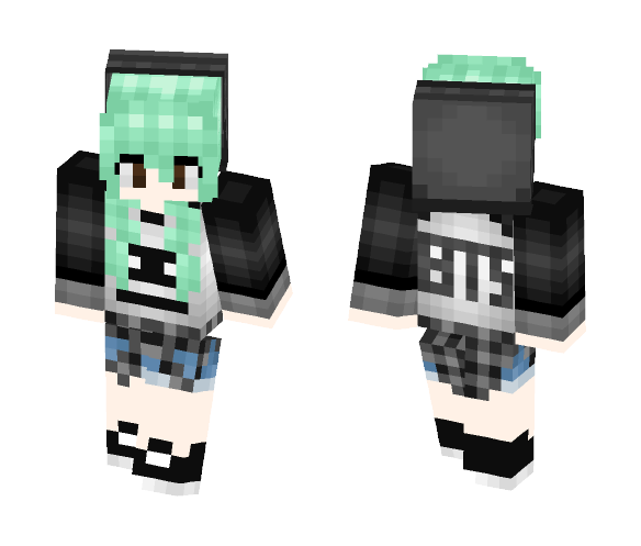 SUGA version woman BTS - Female Minecraft Skins - image 1