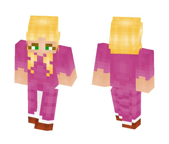Pink Dress - Female Minecraft Skins - image 1