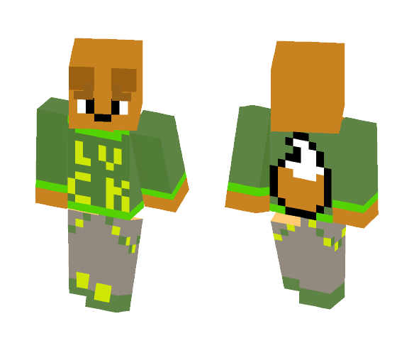 Jaden The Puppy In St. Patricks Day - Male Minecraft Skins - image 1