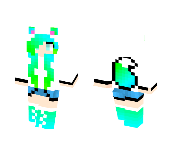Cute Fox Girl - Cute Girls Minecraft Skins - image 1