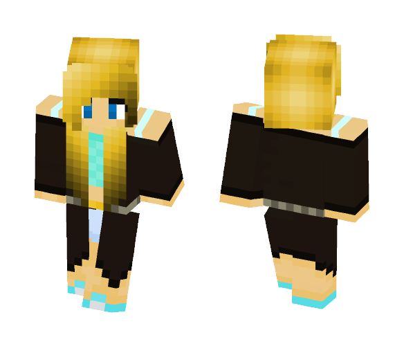 Download Free Blondy Girly - I dunno shading! Skin for Minecraft image 1 Blondy Girly - I dunno shading! - Female Minecraft Skins - image 1