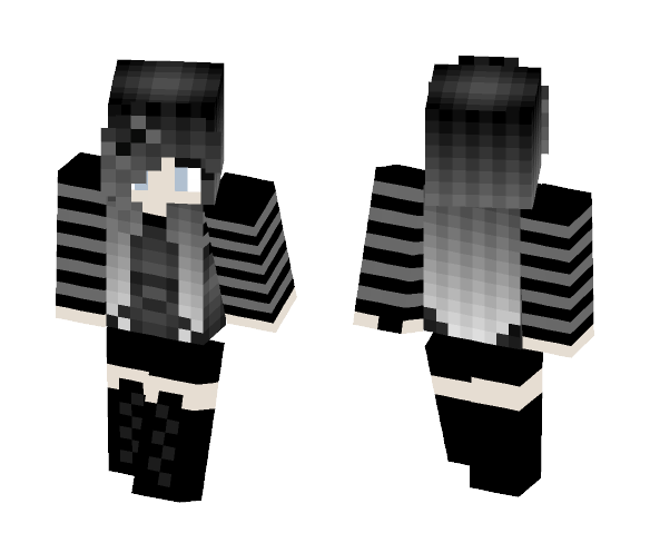 Gray girl or something - Girl Minecraft Skins - image 1