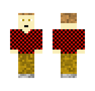 guy wearing plaid