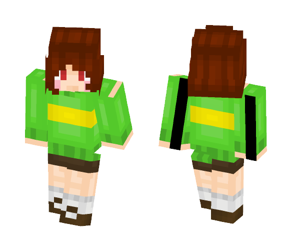 " Chara Dreemurr " - Interchangeable Minecraft Skins - image 1