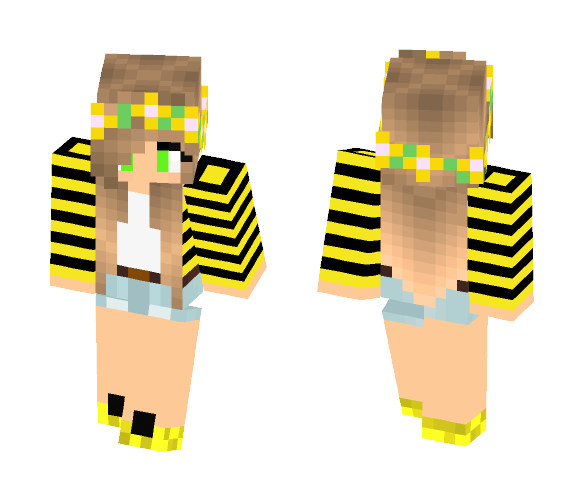 BumbleBee Kelly - Female Minecraft Skins - image 1