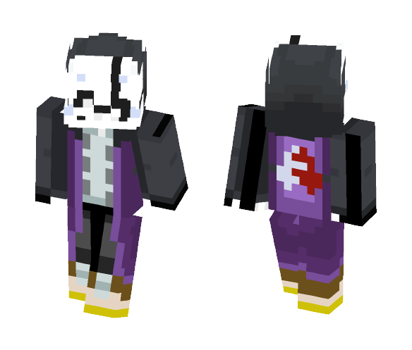Epic!Tale Sans - Male Minecraft Skins - image 1
