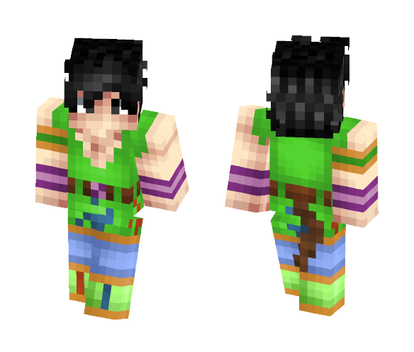 Son Goku|Dragonball AF - Male Minecraft Skins - image 1