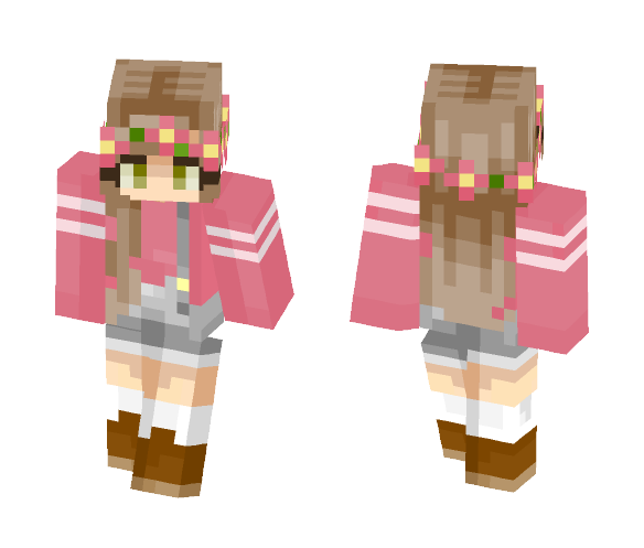 i like flowers - Female Minecraft Skins - image 1
