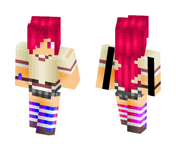 Download Free Puella Magi Madoka Magica Fan Skin Skin for Minecraft image 1 Puella Magi Madoka Magica Fan Skin - Female Minecraft Skins - image 1