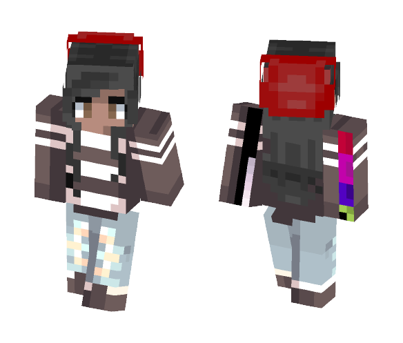 French Girl - Girl Minecraft Skins - image 1