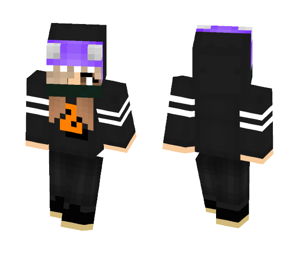 Hooded assasin(Girl) - Male Minecraft Skins - image 1