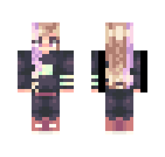 It's a pink haired nerdo kid - Female Minecraft Skins - image 2