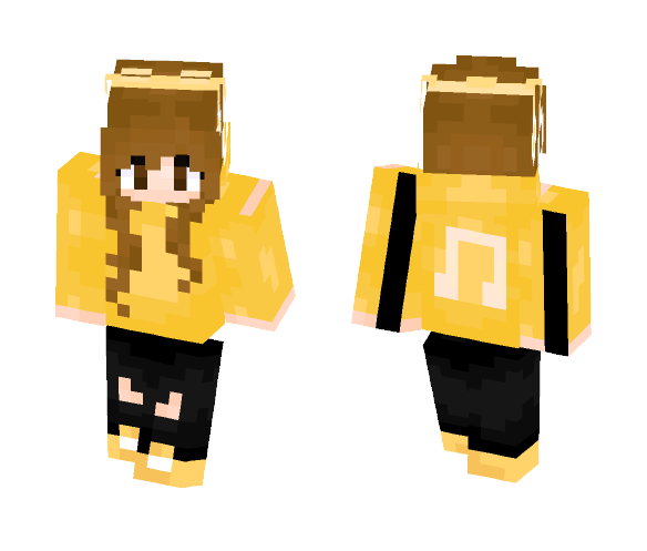 Download Free Music girl Skin for Minecraft image 1 Music girl - Girl Minecraft Skins - image 1
