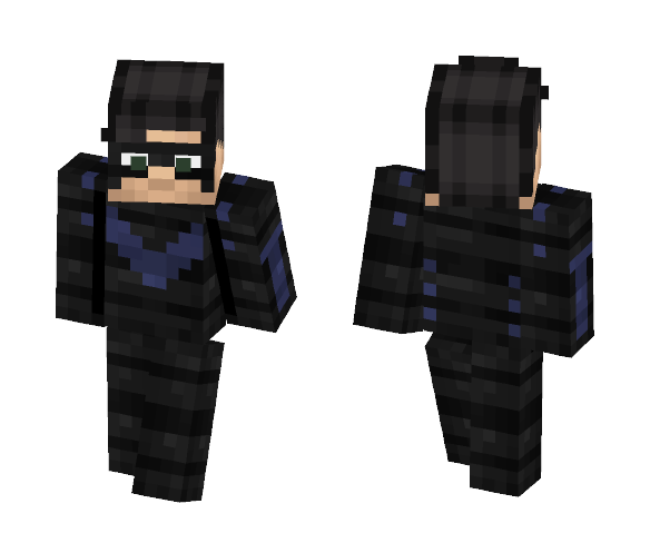 Nightwing ( Arkham Knight ) - Male Minecraft Skins - image 1