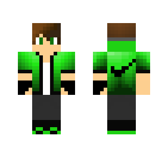 Green Nike Boy - Boy Minecraft Skins - image 2