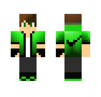 Green Nike Boy