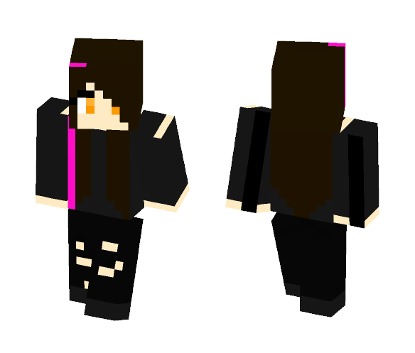 Dark girl - Girl Minecraft Skins - image 1