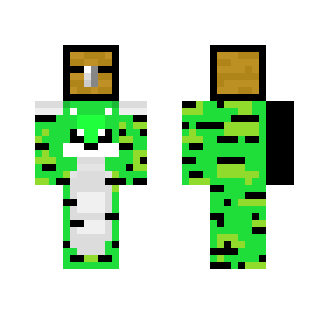 GreenTiger Holding a Chest
