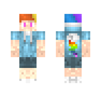 Rainbow Dash Boy - Boy Minecraft Skins - image 2