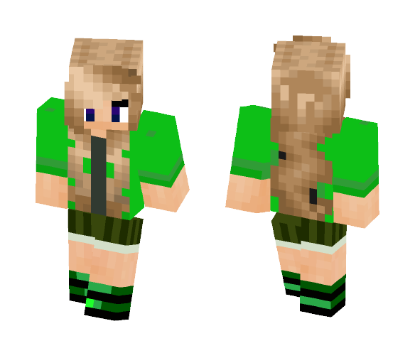 Creeper Girl - Girl Minecraft Skins - image 1