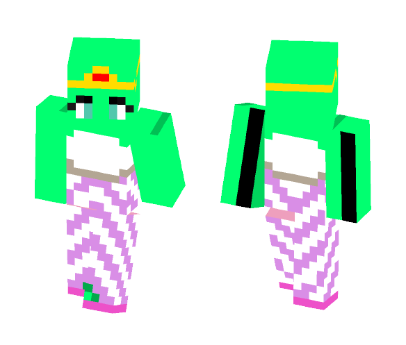 Turtle Princess - Female Minecraft Skins - image 1