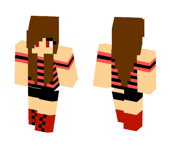 Cute Brown Hair - Female Minecraft Skins - image 1