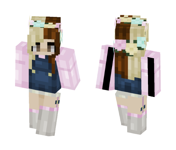 Download Free Spring Mel Skin for Minecraft image 1 Spring Mel - Female Minecraft Skins - image 1