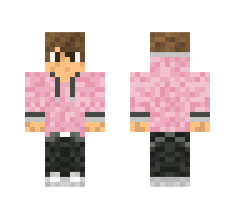 Colored Hoodie- Pink