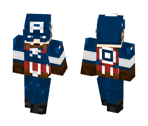 Captain America - Comics Minecraft Skins - image 1
