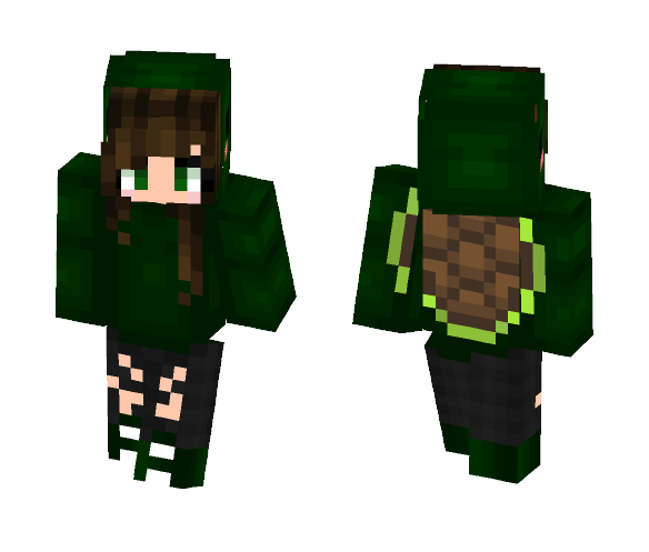 Kawaii Turtle Twinz (Old Skin) - Kawaii Minecraft Skins - image 1