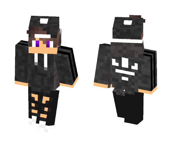 Black KryptHaxe - Male Minecraft Skins - image 1