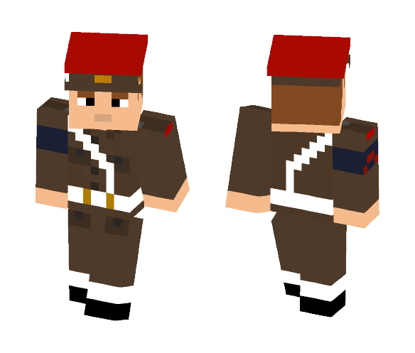 Download Free WW2 British Military Police Skin for Minecraft image 1 WW2 British Military Police - Male Minecraft Skins - image 1