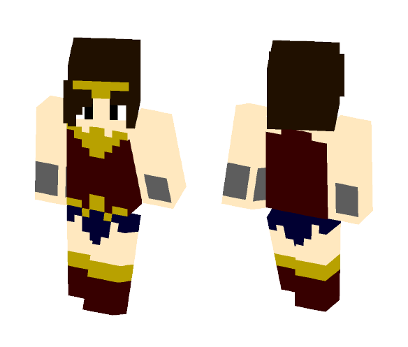 Download Free Wonder Woman: Movie - MrFlameYT Skin for Minecraft image 1 Wonder Woman: Movie - MrFlameYT - Comics Minecraft Skins - image 1