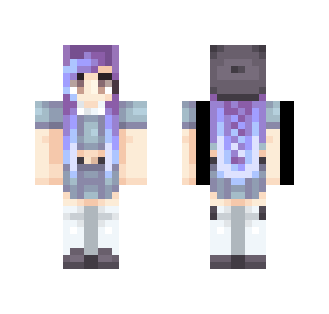 Tardy Blues - Female Minecraft Skins - image 2