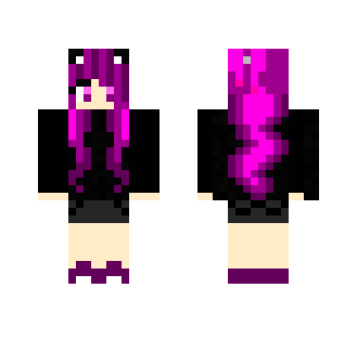 pink haired girl