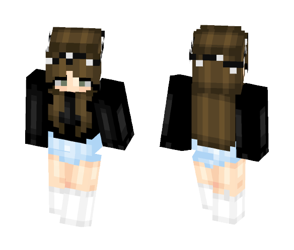 blue mess - Female Minecraft Skins - image 1
