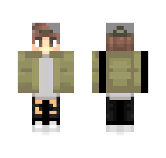 Tumblr Boy w/ Bomber Jacket - Boy Minecraft Skins - image 2