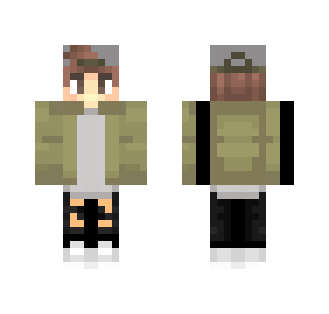 Tumblr Boy w/ Bomber Jacket