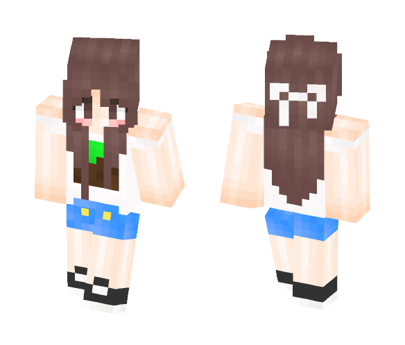 Download Free Old Skin That I Made Of A Gamer :P Skin for Minecraft image 1 Old Skin That I Made Of A Gamer :P - Female Minecraft Skins - image 1