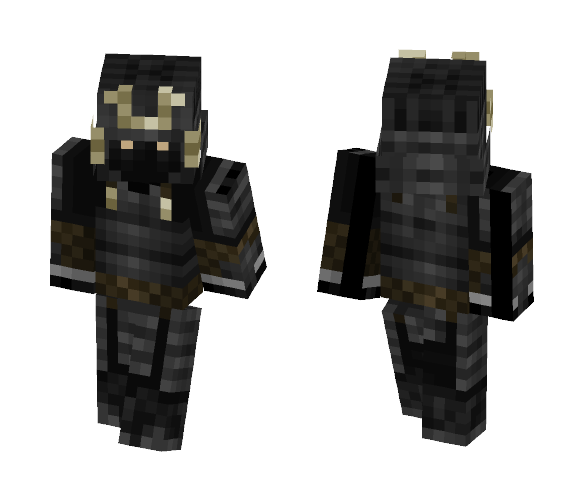 Black Samurai 2 - Interchangeable Minecraft Skins - image 1