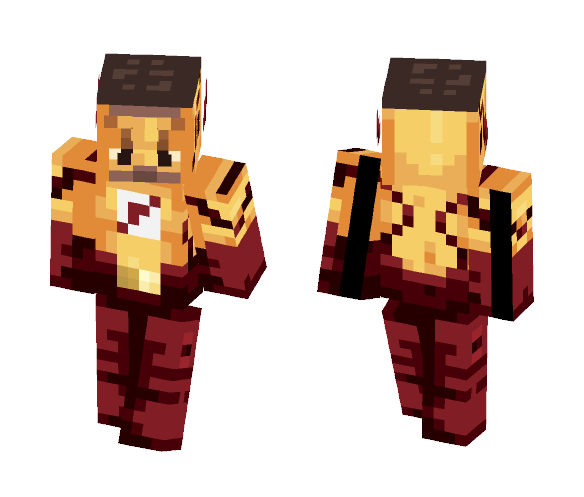 Kid Flash CW - Comics Minecraft Skins - image 1