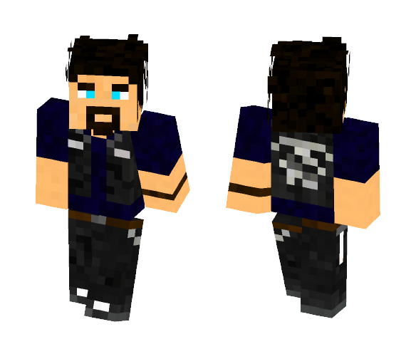 Download Free Sons of Anarchy - Tig Skin for Minecraft image 1 Sons of Anarchy - Tig - Male Minecraft Skins - image 1