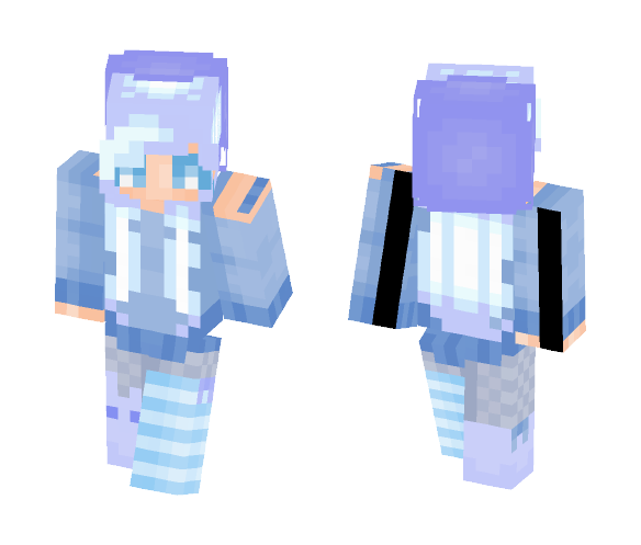 Feeling So Blue - Female Minecraft Skins - image 1