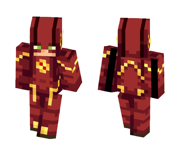 Download Free Flash CW Skin for Minecraft image 1 Flash CW - Comics Minecraft Skins - image 1