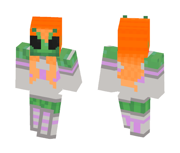 Alien Girl From Mars - Girl Minecraft Skins - image 1